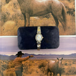 Two toned heart watch