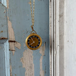 Clock pendant necklace