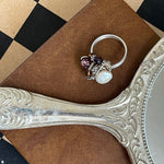 925 mermaid shell ring
