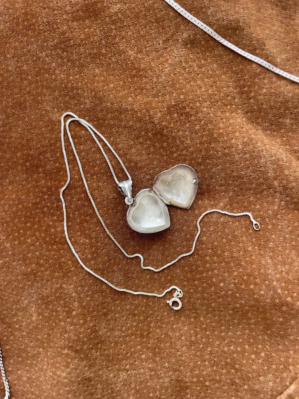 Sterling heart locket