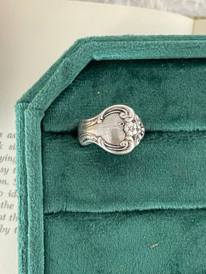 “K” spoon ring