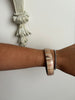 Brass bone inlay bangle