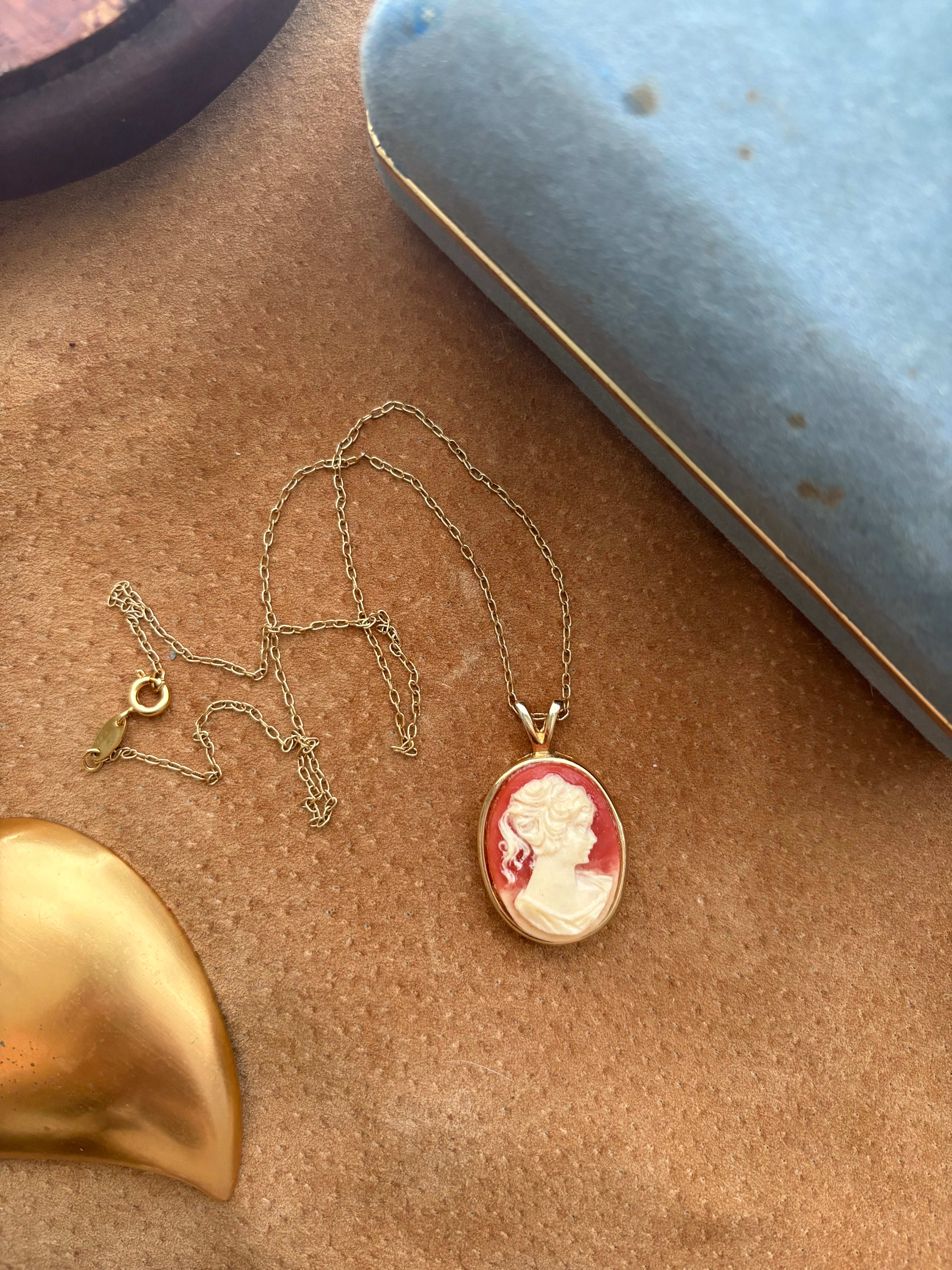 Cameo necklace