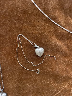 Sterling heart locket
