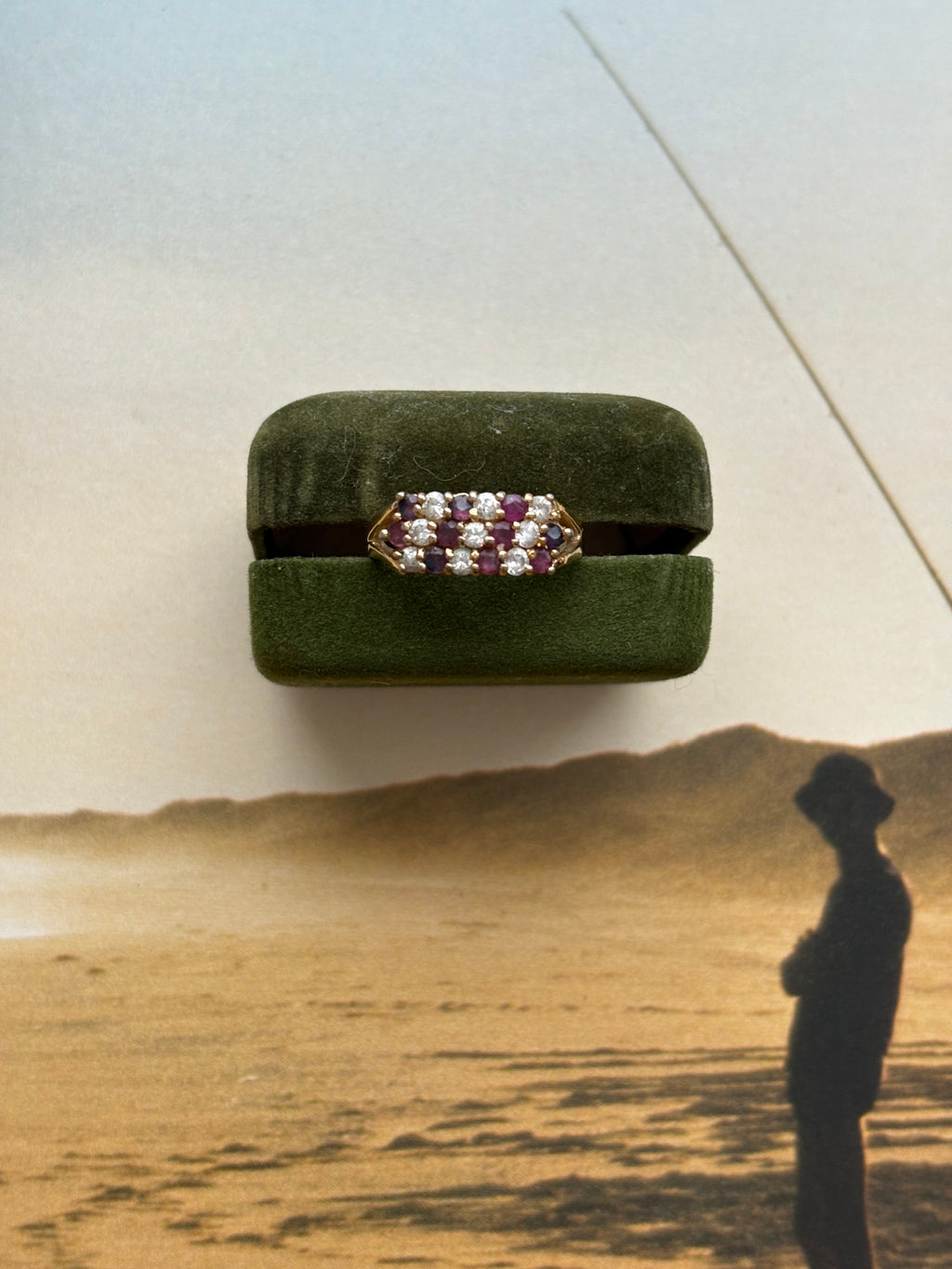 Gold cocktail ring