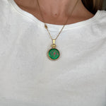 17 jewel Swiss clock pendant
