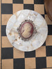 Vintage cameo pin