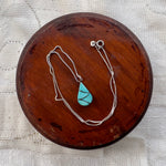 Mother of pearl tear drop necklace