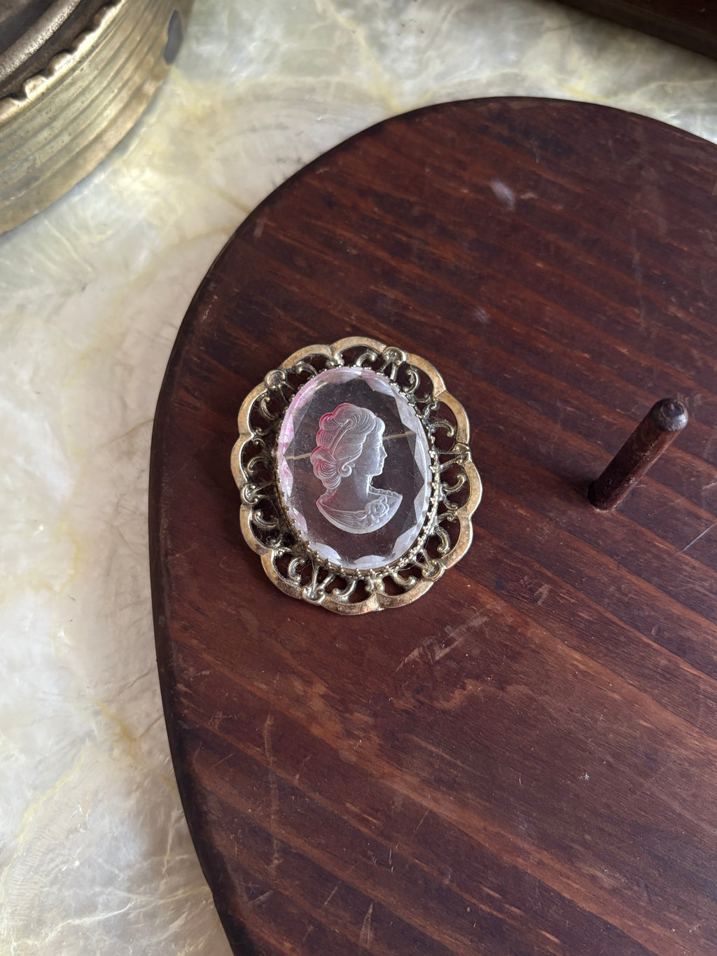 1950s Cameo brooch