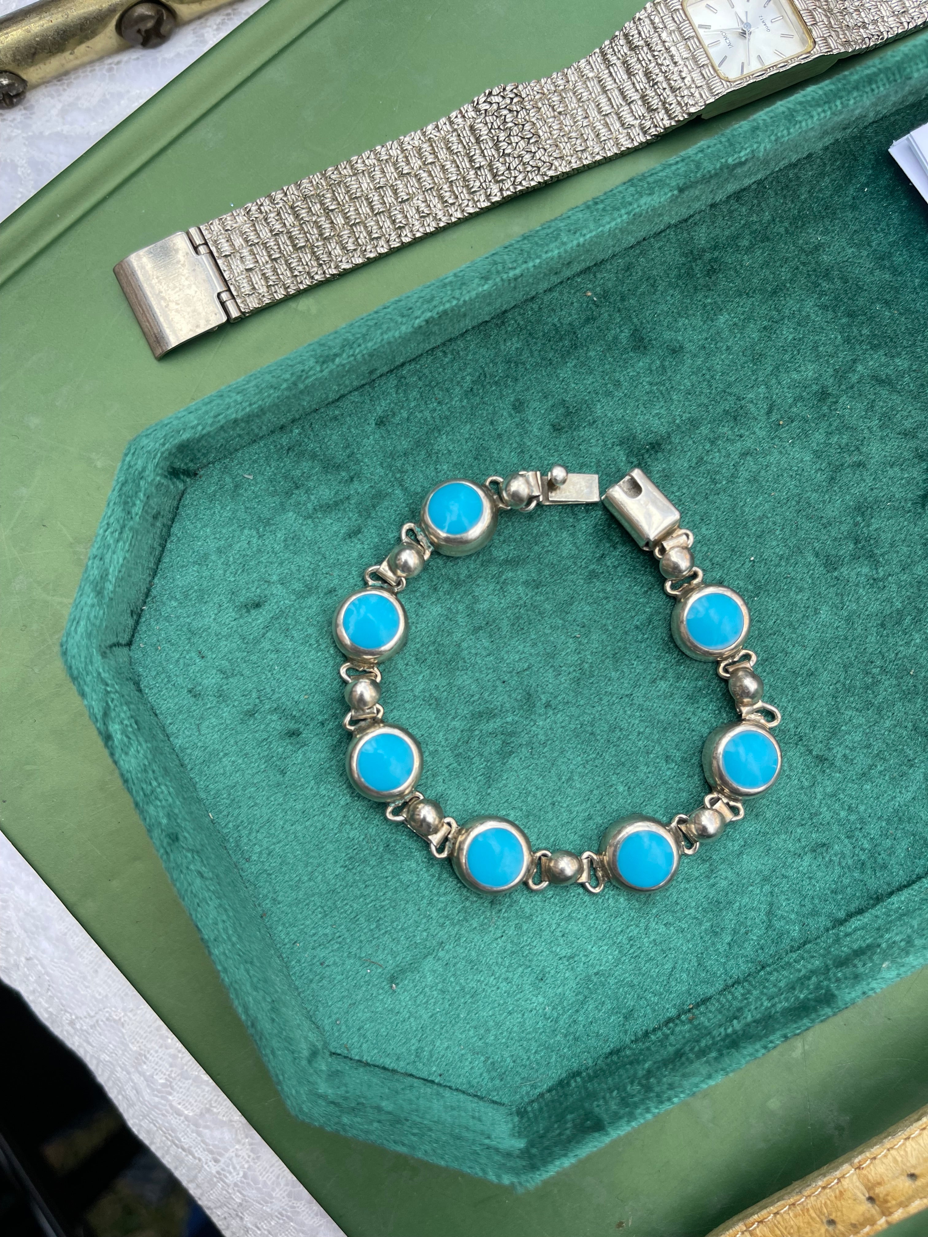 Persian turquoise 925 bracelet