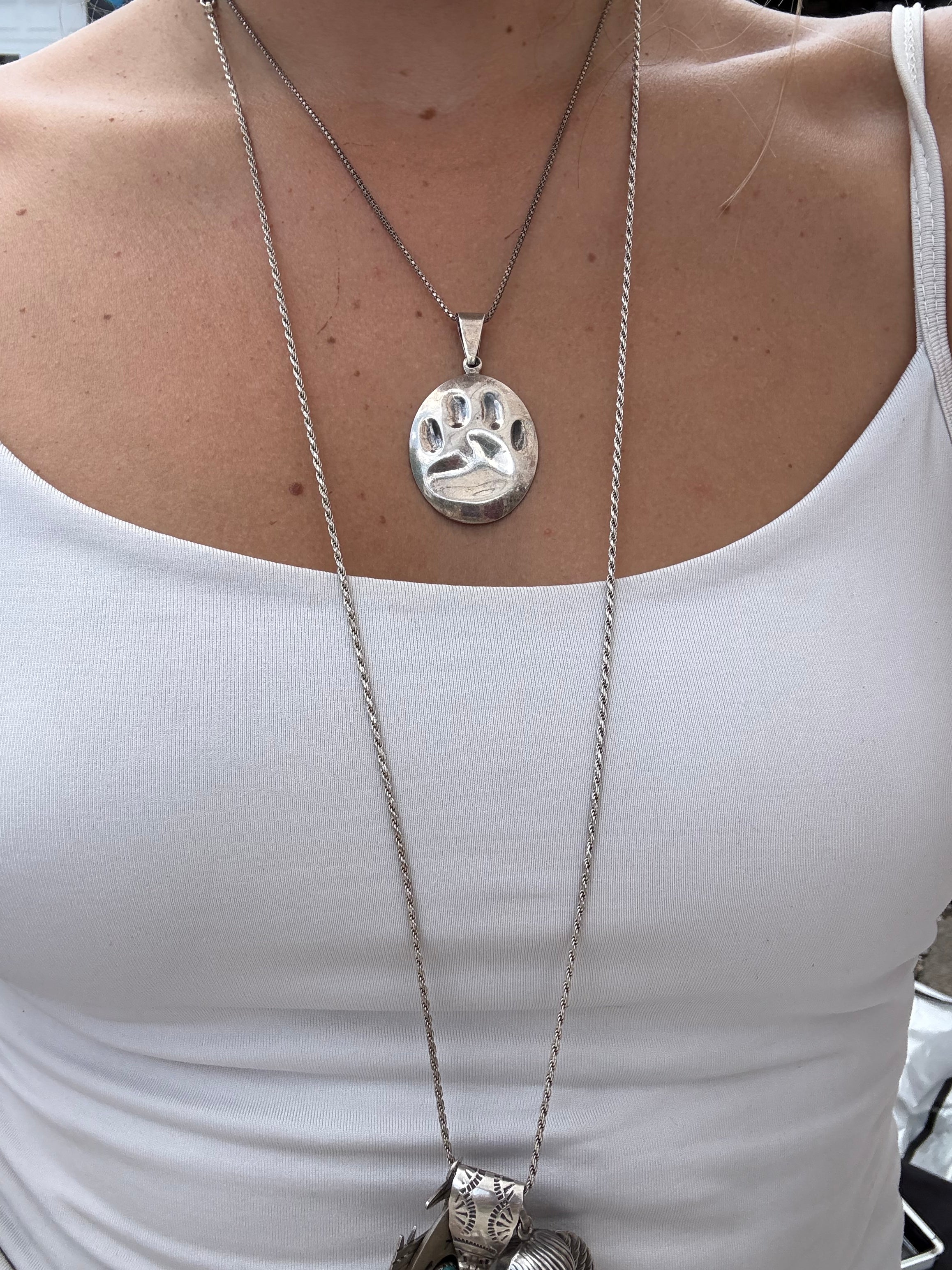 Paw necklace