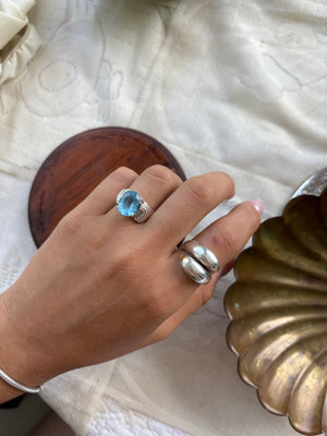 Swiss blue topaz 925