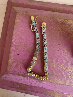 Aquamarine bracelet