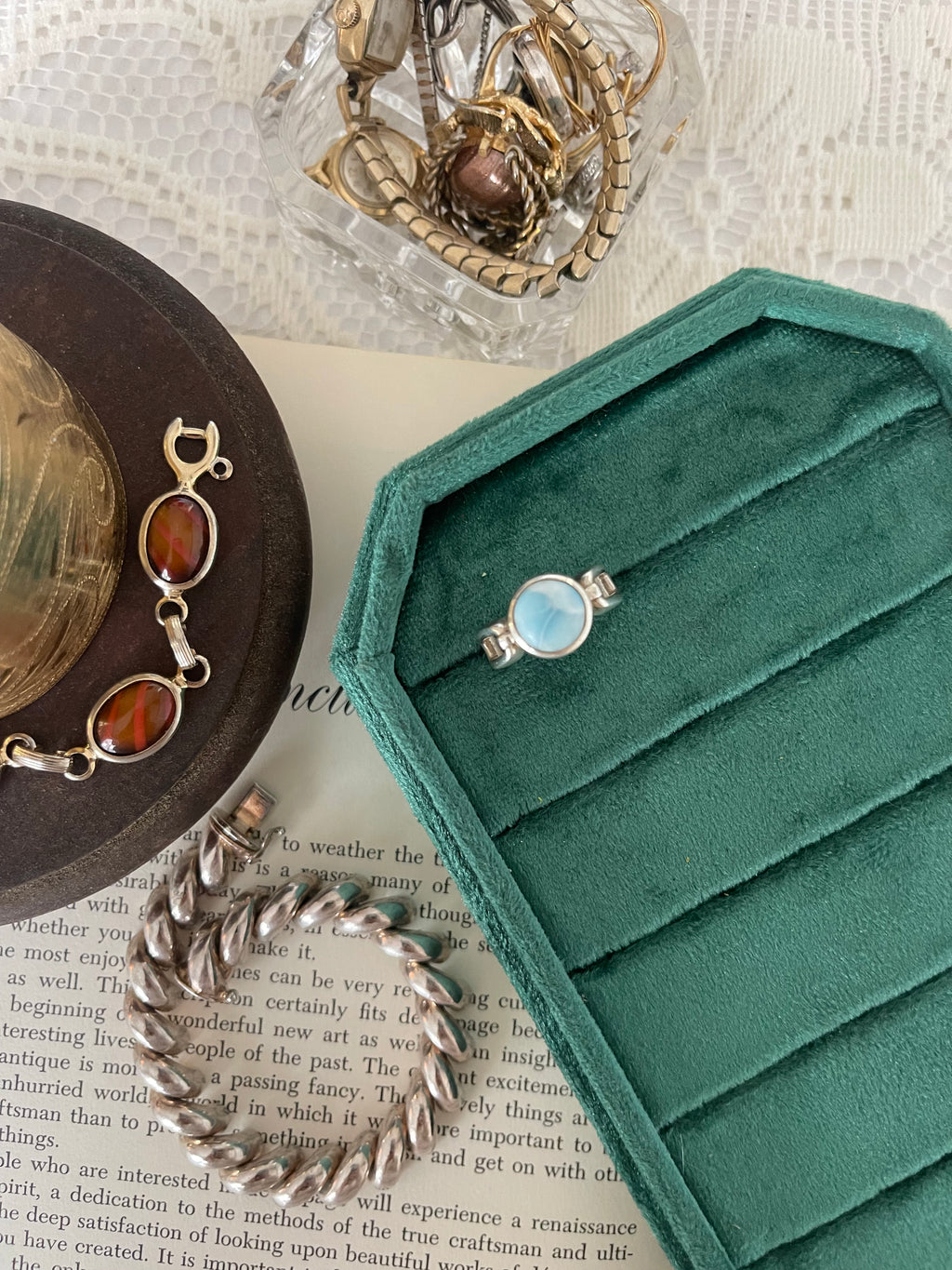 Larimar ring