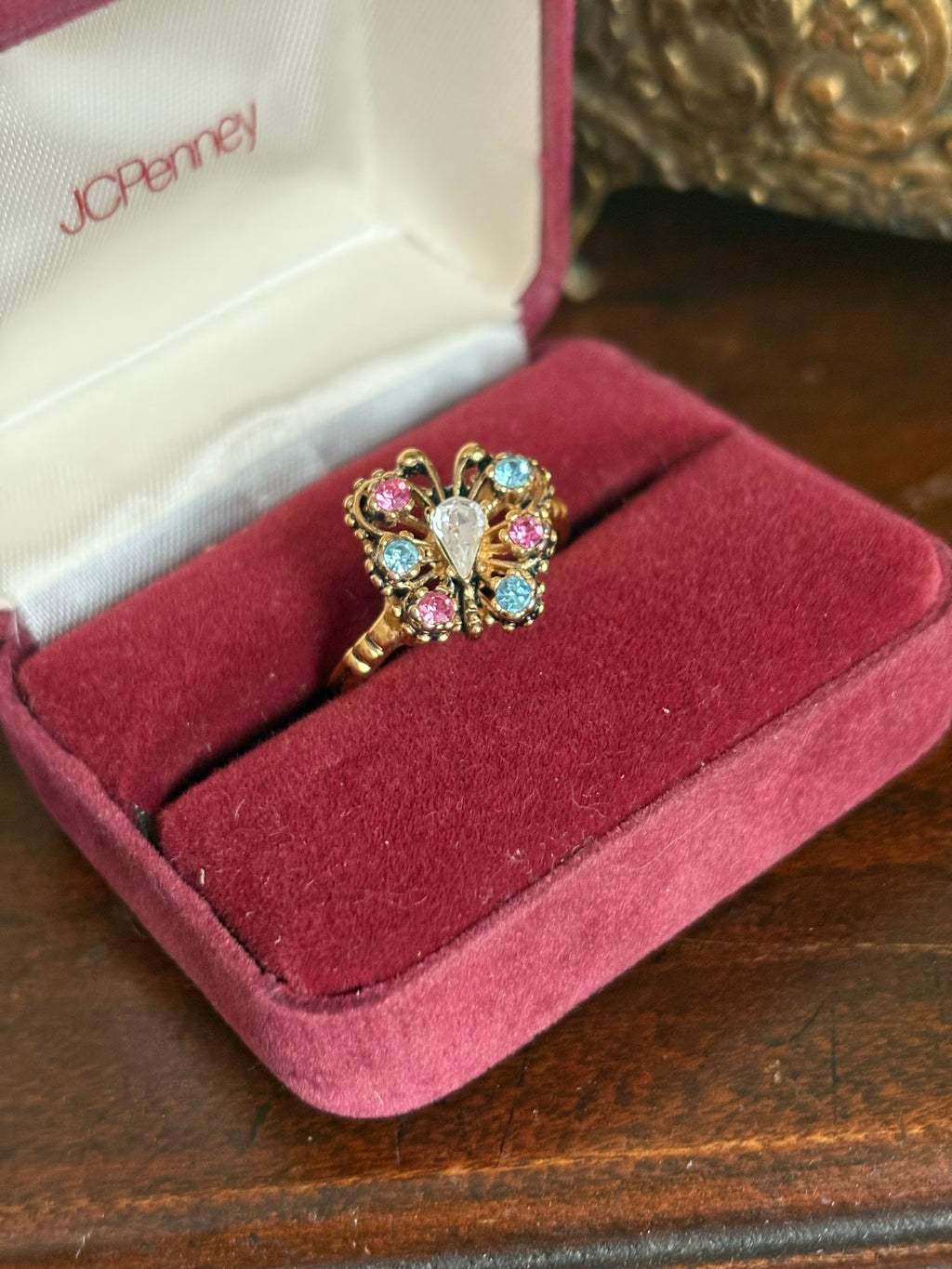 Butterfly costume ring