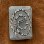 Sterling heart clasp necklace