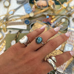 Labradorite ring