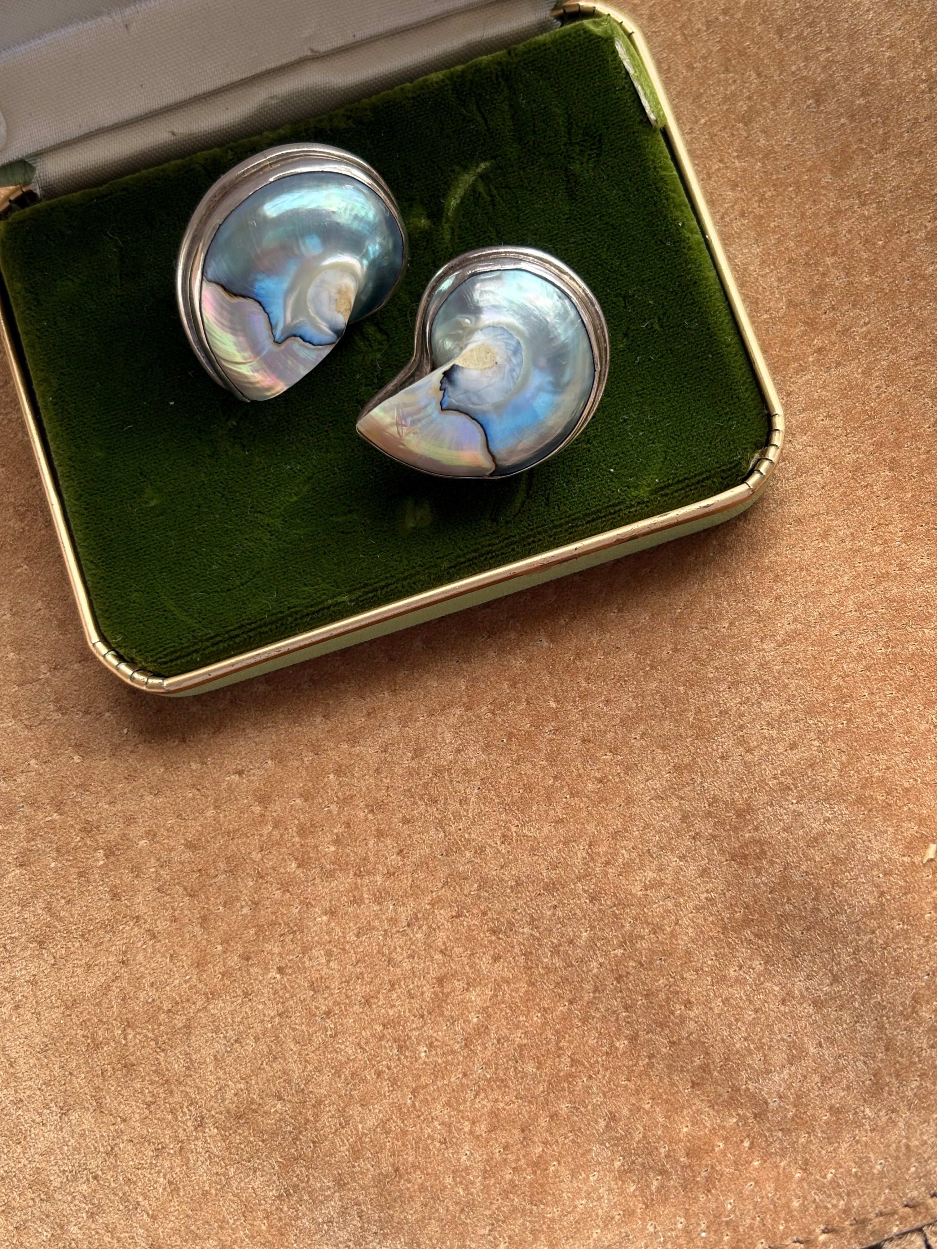 MOP shell earrings