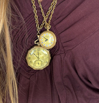 Gold Filled watch necklace
