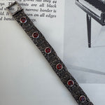 Sterling ruby bracelet