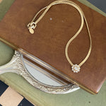 Vintage gold tone necklace
