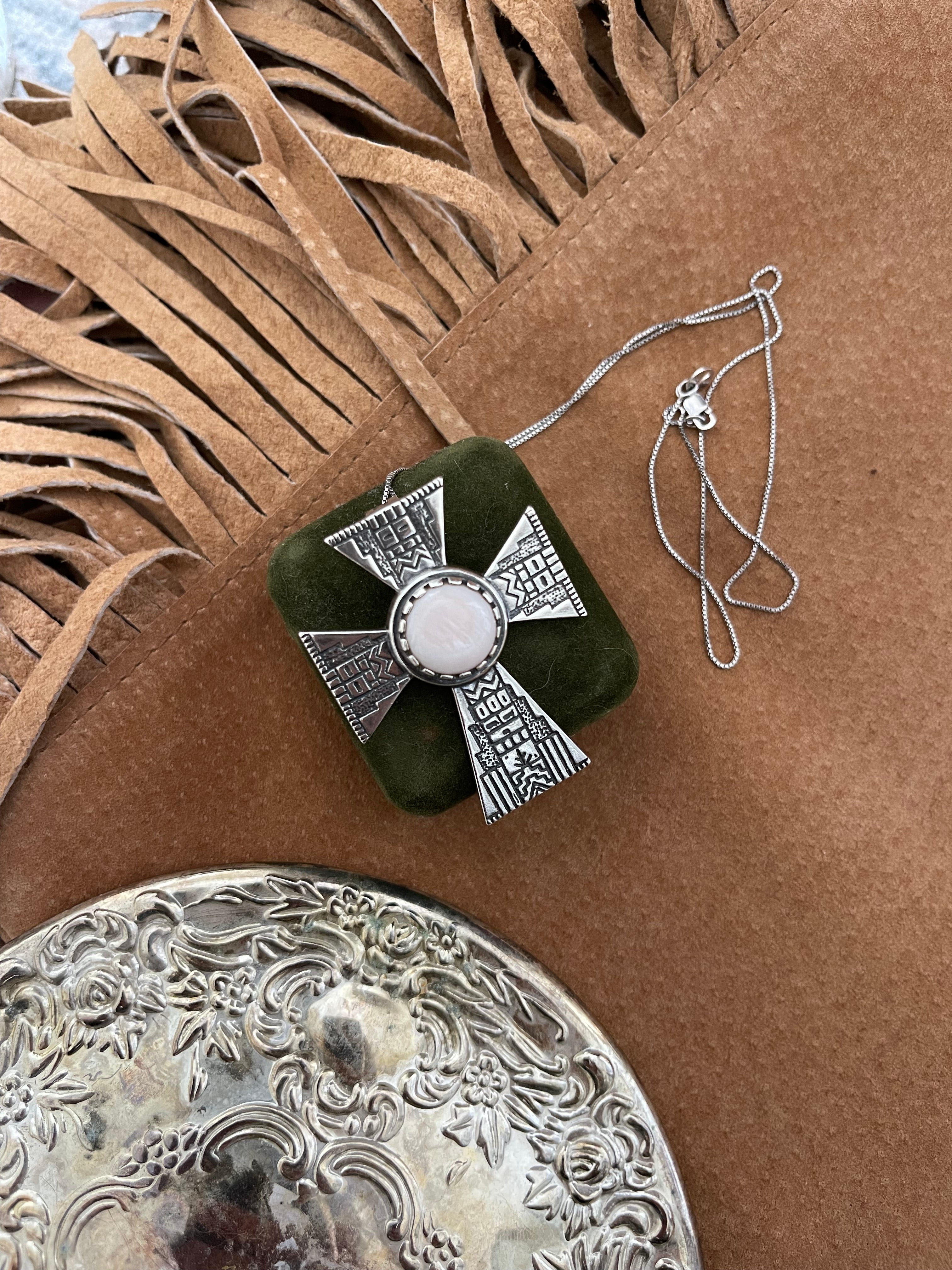 925 cross pendant