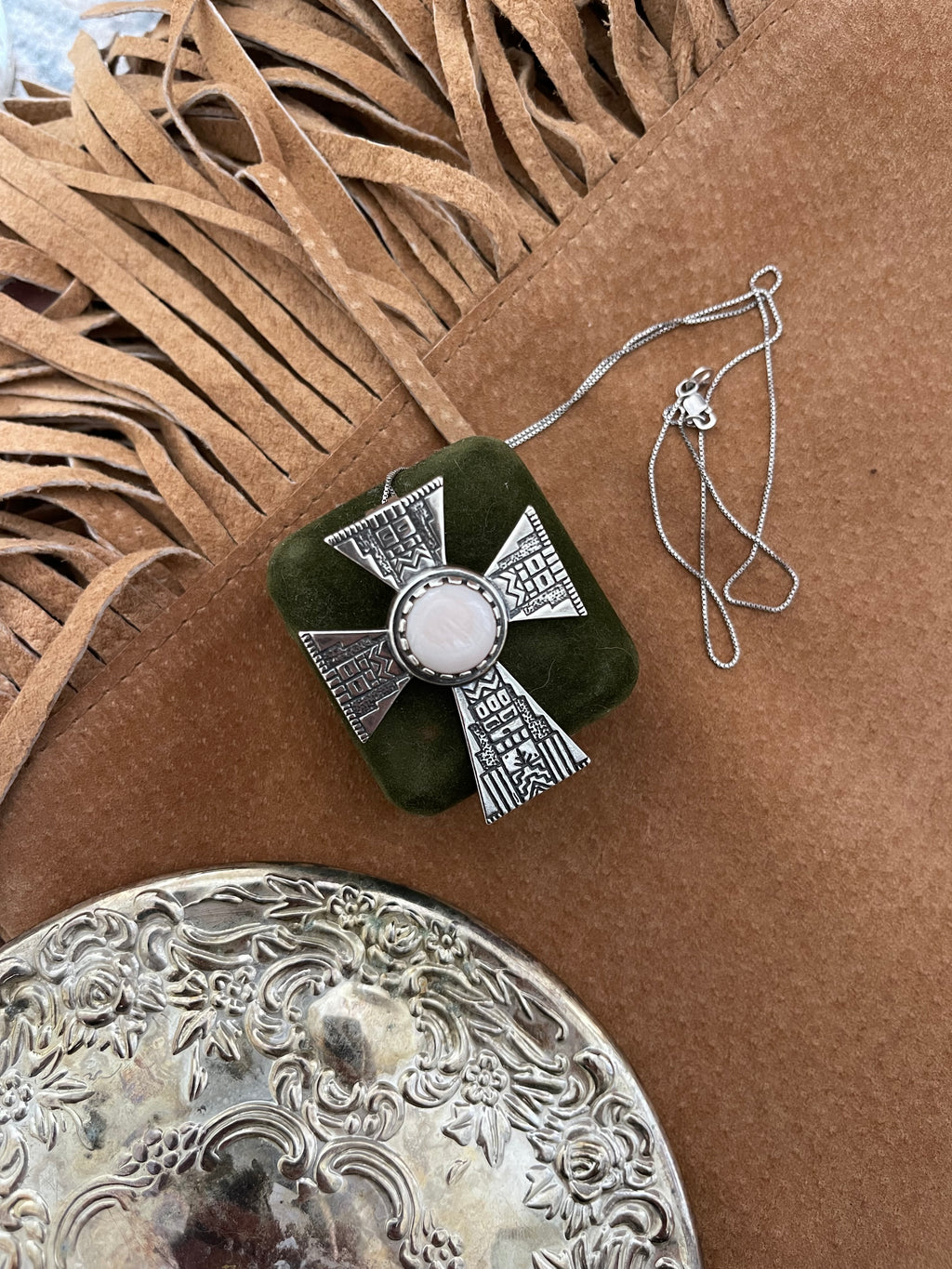 925 cross pendant