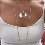Circle pendant necklace
