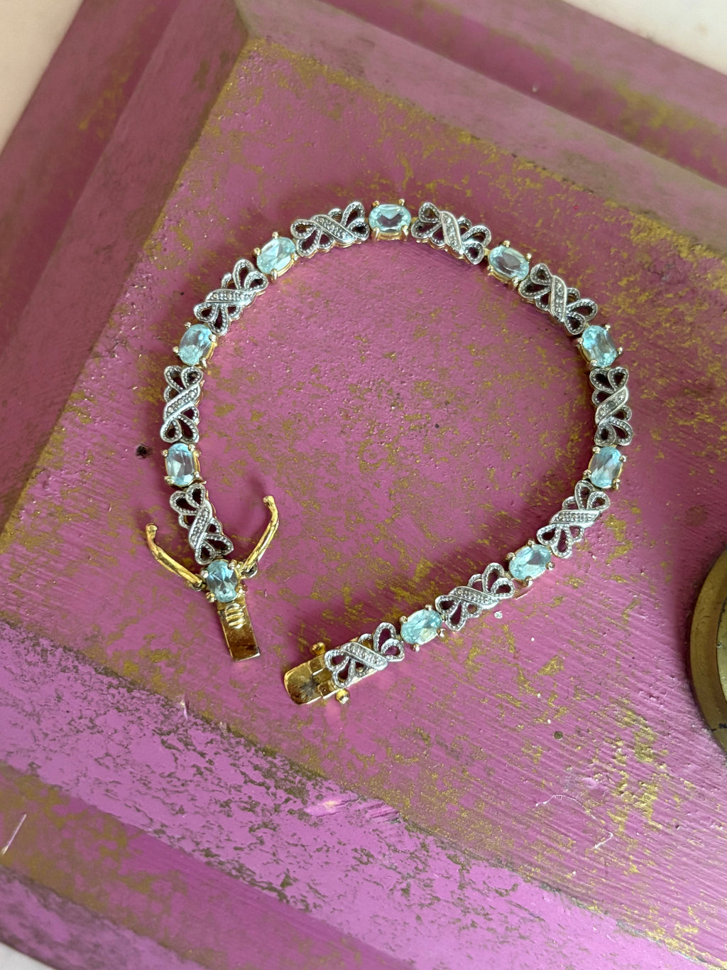 Aquamarine bracelet