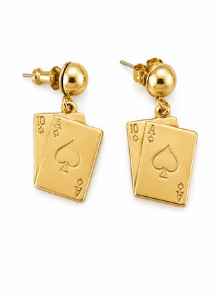 Poker Earrings