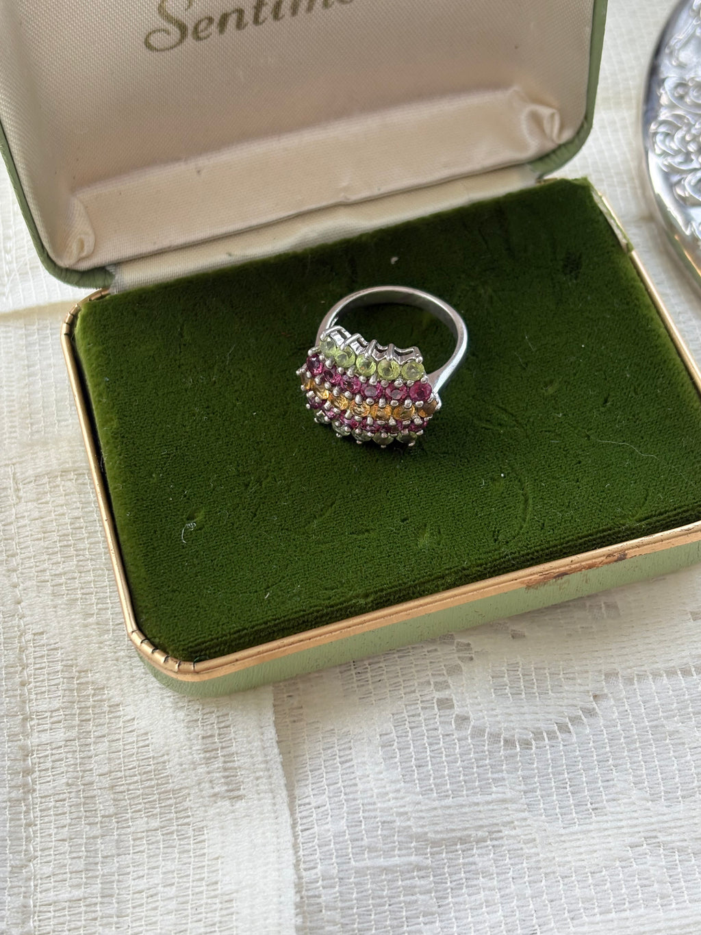 925 rhodolite garnet