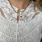 Vintage gold tone necklace