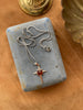 Baltic amber cross necklace