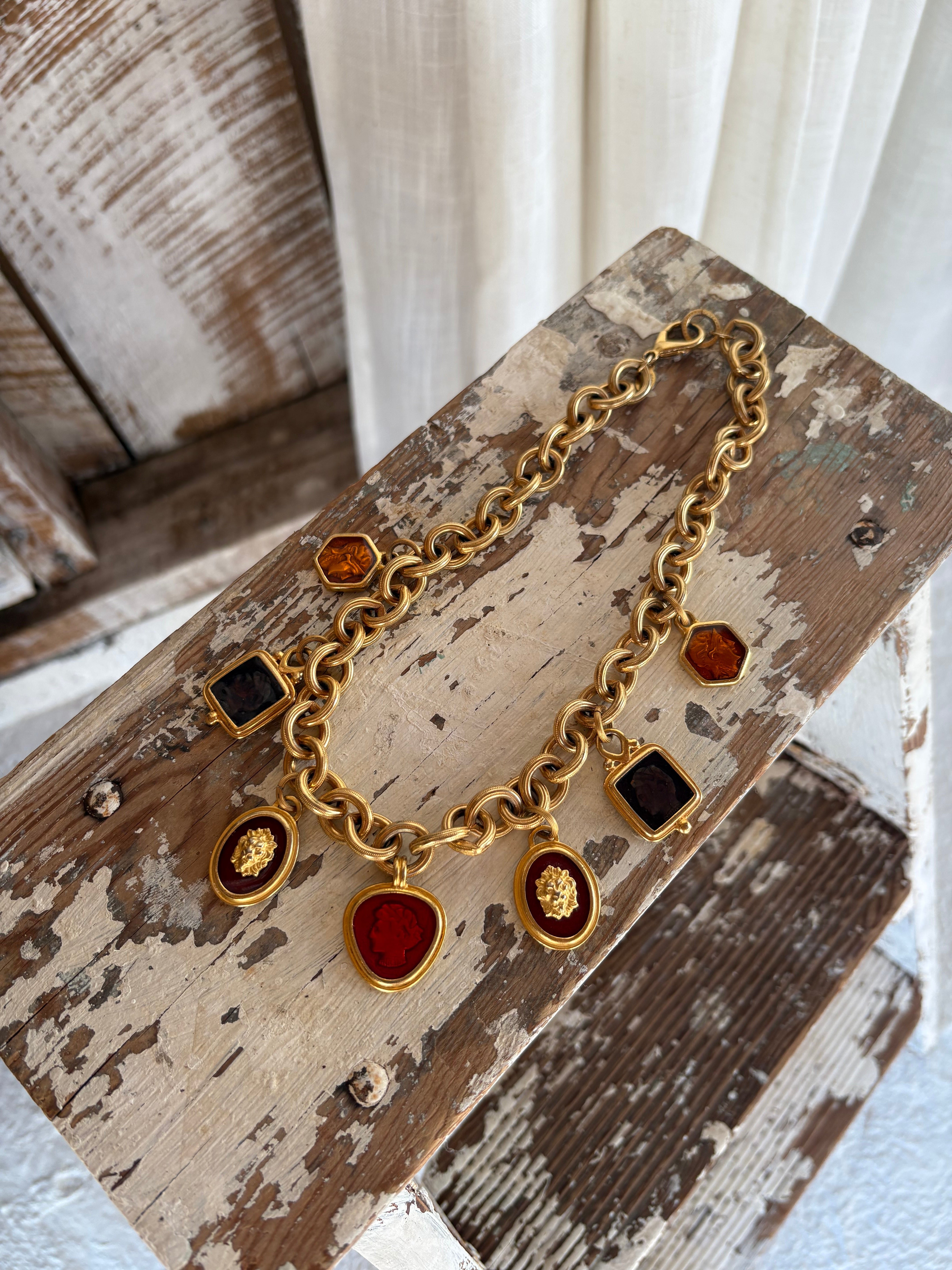 Robert rose necklace