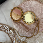 Compact mirror necklace