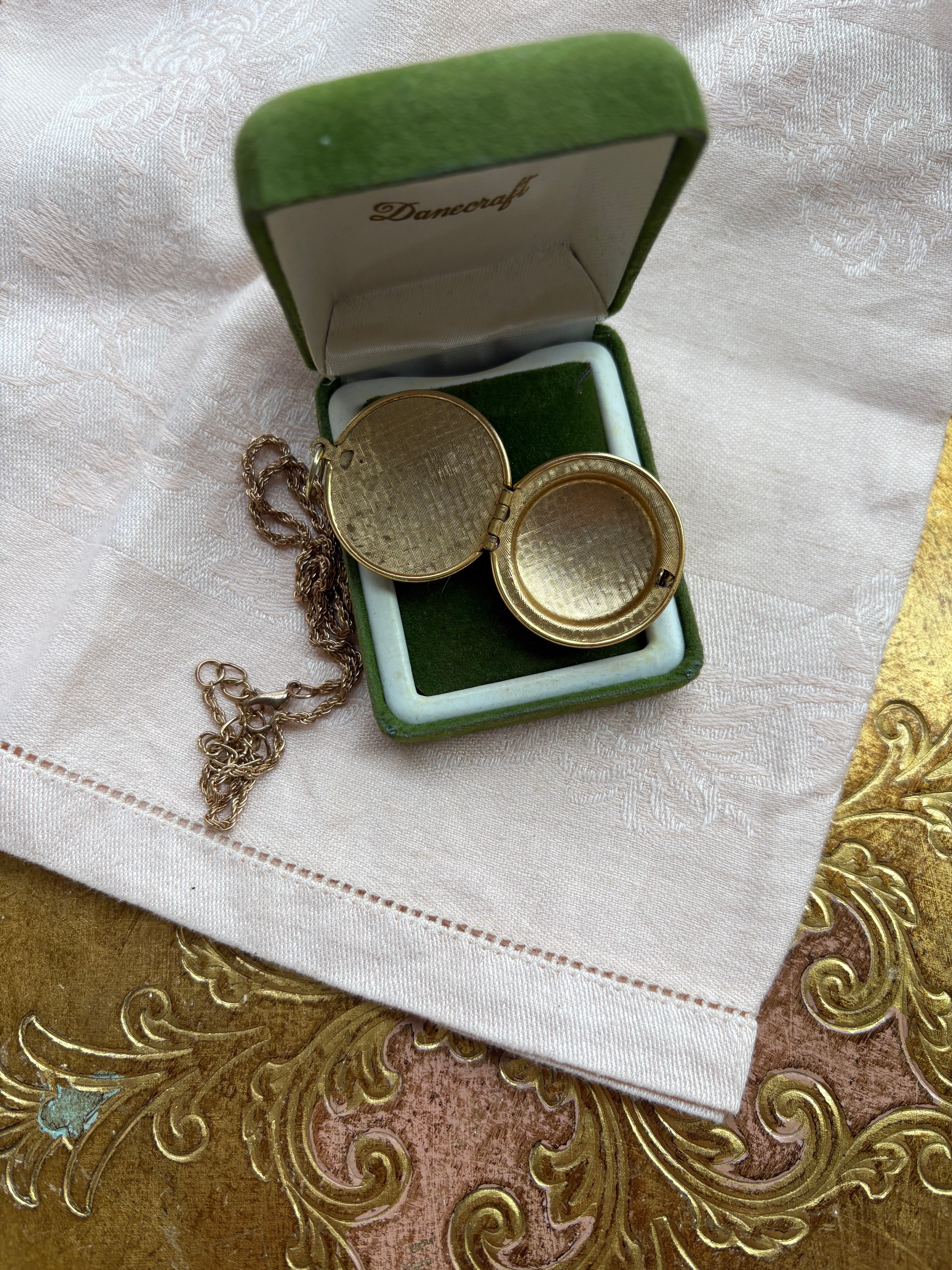 Etched locket