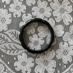 Polka dot lucite bangle