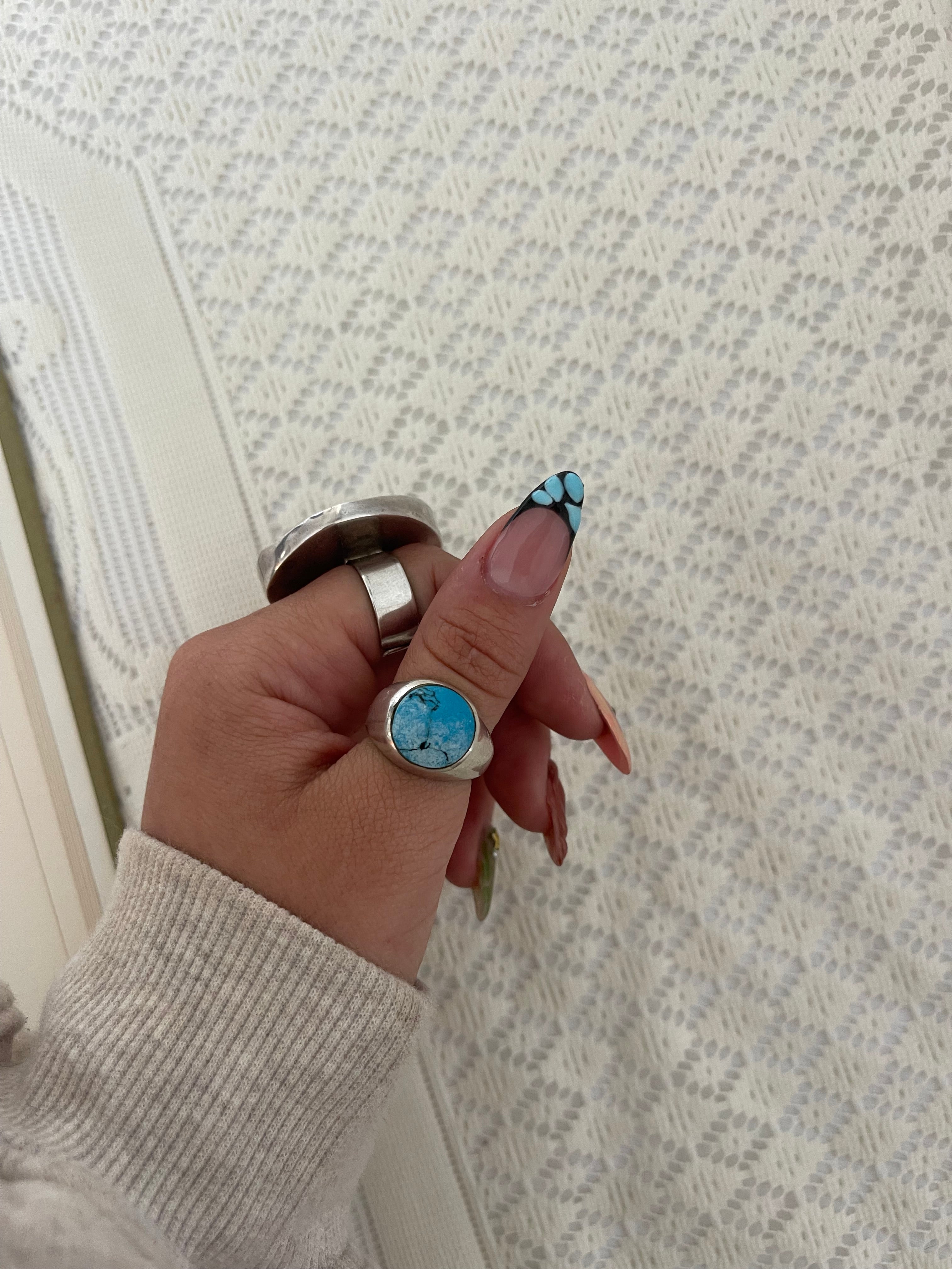 Mexican turquoise sterling silver