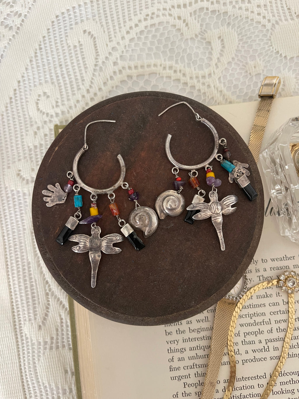925 Dragon fly Earrings