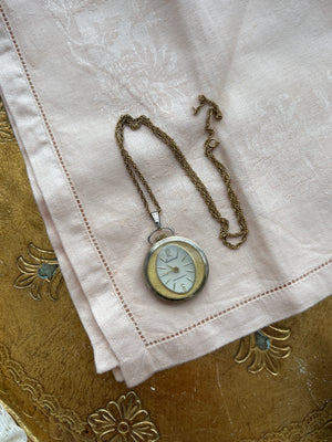 Clock necklace