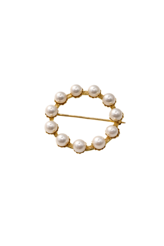 Solid Gold Brooch