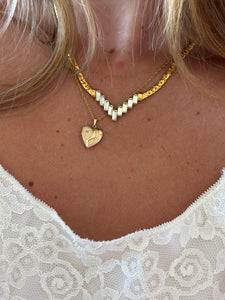 Gold filled heart necklace