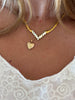 Gold filled heart necklace