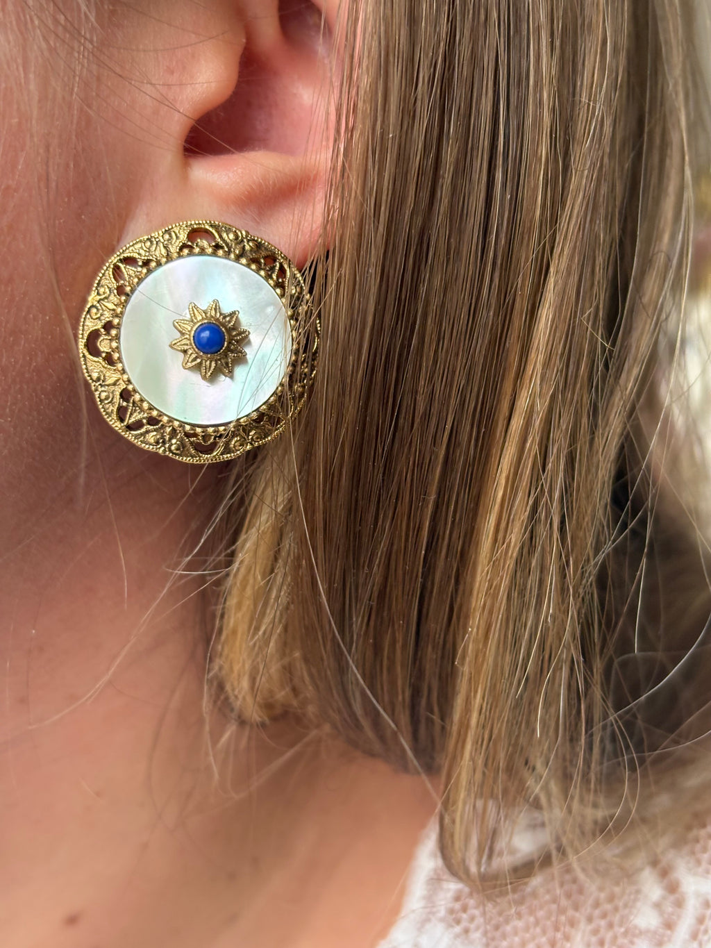 Celestial costume earrings
