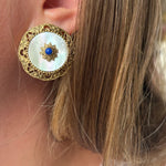 Celestial costume earrings