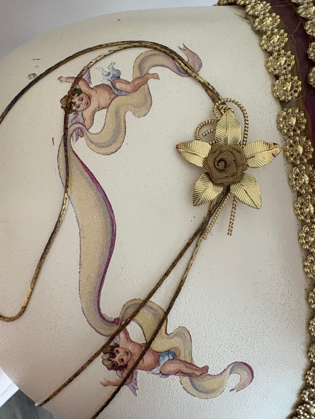 Floral bolo tie