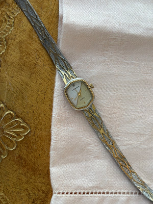 Two toned helbros watch