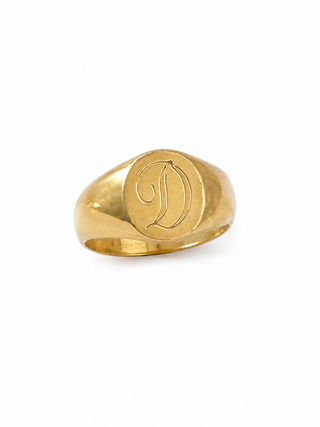 Gold Filled D Signet