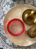Acrylic mod 80s red bangle