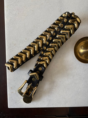 1980s gold tone belt